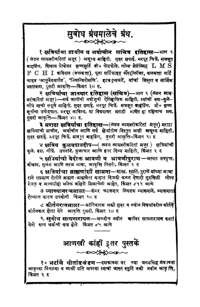 प्राचीन क्षत्रियांचा इतिहास १ : कृष्ण मूर्ति द्वारा मराठी पीडीऍफ़ पुस्तक | Prachin Qsatriyancha Itihas 1 : By Krishna Murti Marathi PDF Book