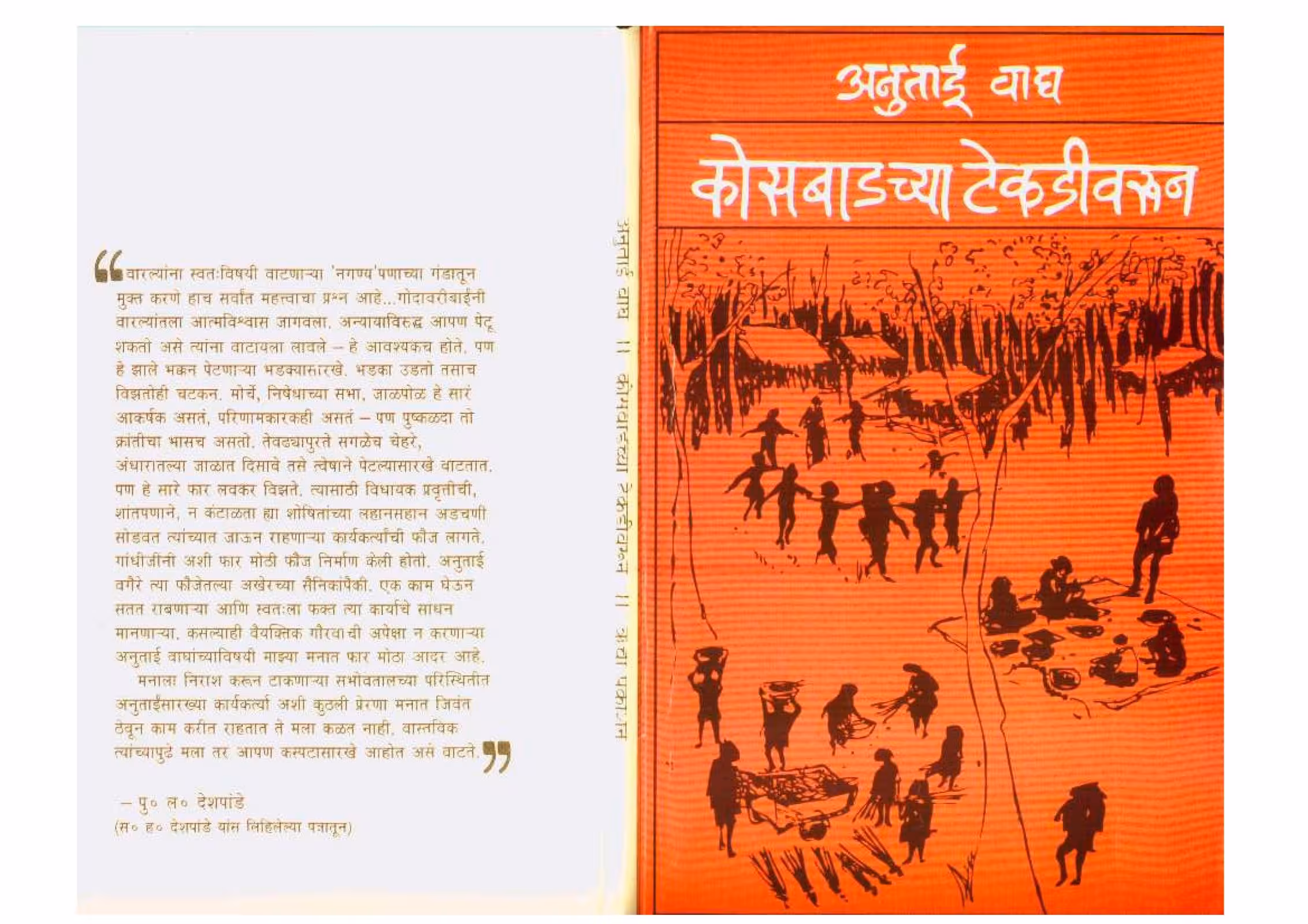 KOSBADCHI TEKDIVARUN : ANUTAI VAGH Marathi PDF Book
